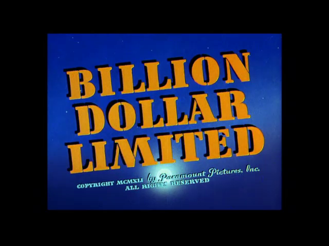 Superman - Billion Dollar Limited